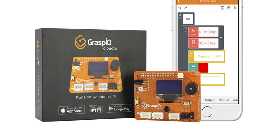 Tilleggskortet Cloudio gjør Raspberry Pi til en app- og talestyrt IoT-enhet.