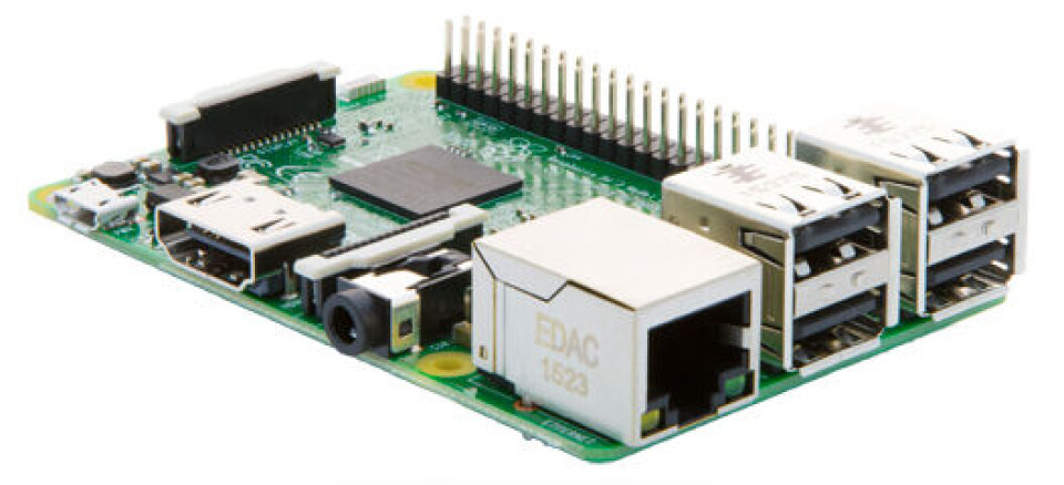 Et helt nytt utviklingssett for IoT er basert på Raspberry Pi 3 (avbildet) og Raspberry Pi sense HAT.