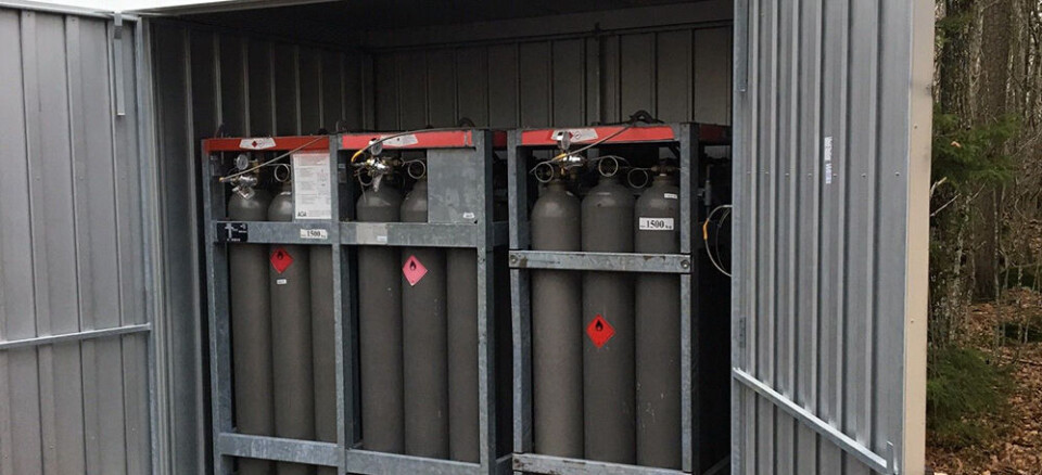 Telia bruker nå for første gang hydrogengass som drivstoff til et reservestrømsystem. Hydrogengass er et miljøvennlig alternativ til de dieseldrevne aggregatene.