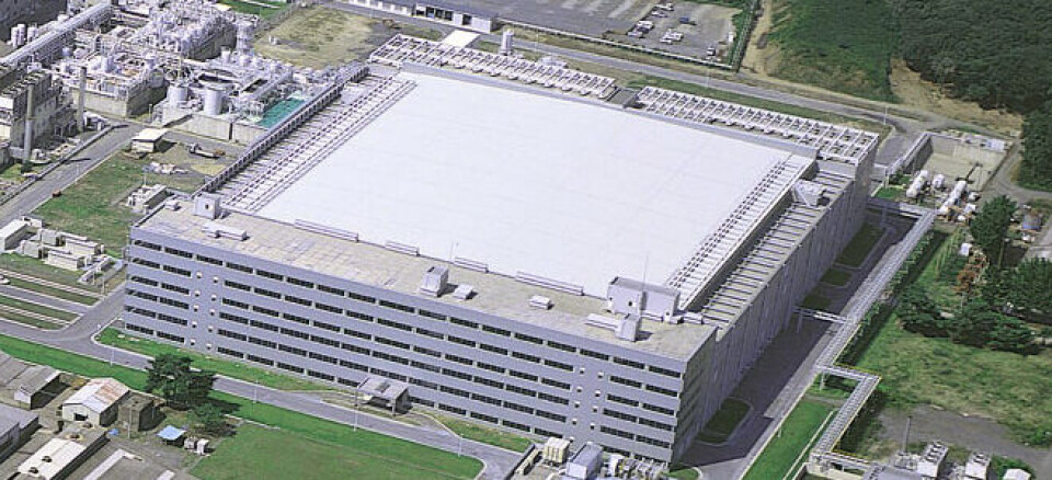 Naka-fabrikken til Renesas ble rammet av brann fredag forrige uke. Foto: Renesas.