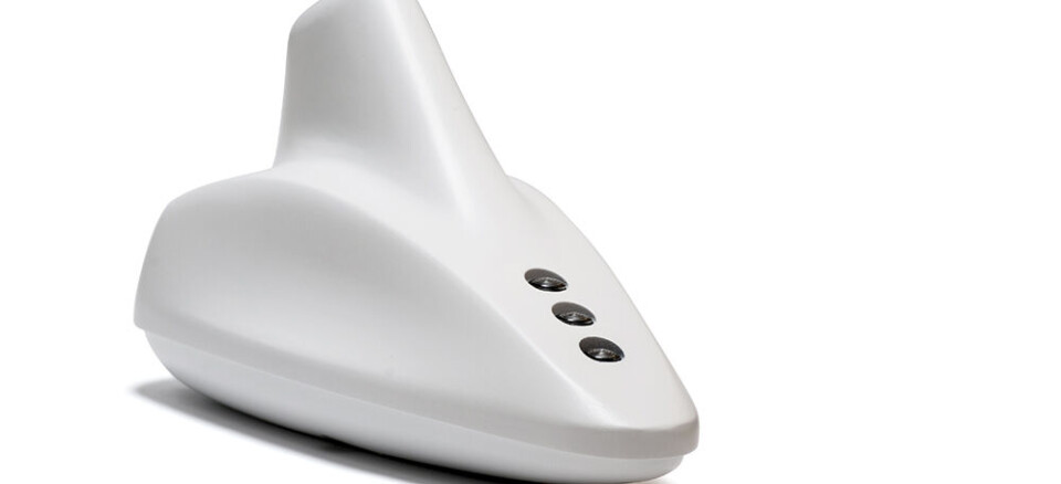 Ett av produktene i InteliLIGHT-systemet er denne kontrolleren med blant annet innebygd LoRaWAN-radio og lysnivåsensor.