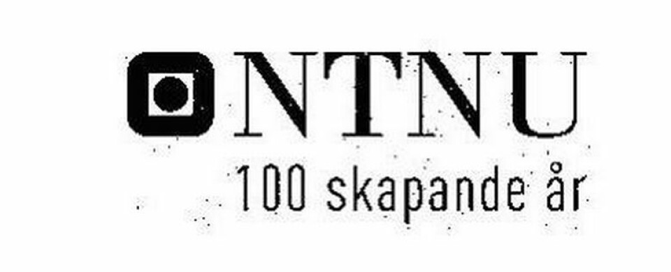 Ved hjelp av avansert signalprosessering ble de mottatte dataene rekonstruert og viste logoen NTNU 100 skapande år.