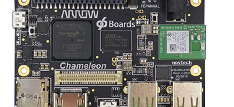 Chameleon96 er ett av tre kort basert på 96Boards-spesifikasjonene som blir vist for første gang.