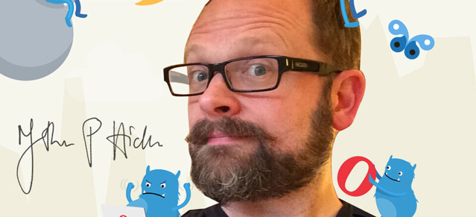Jon Hicks har blitt et ikon selv, med flere grafiske arbeider for programvareselskaper og strømmetjenester. foto: Opera Software/Opera Blog
