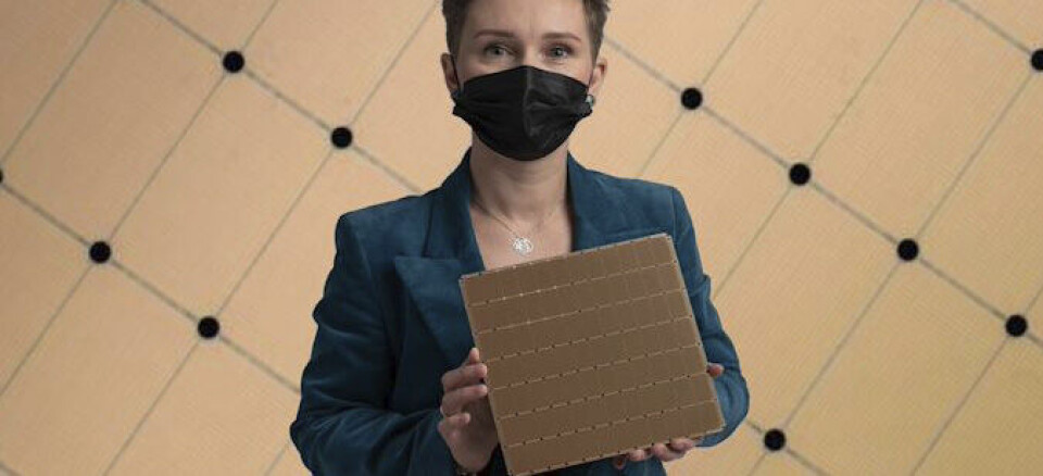 Foreløpig er det ikke større enn dette. Foto: Cerebras Systems.
