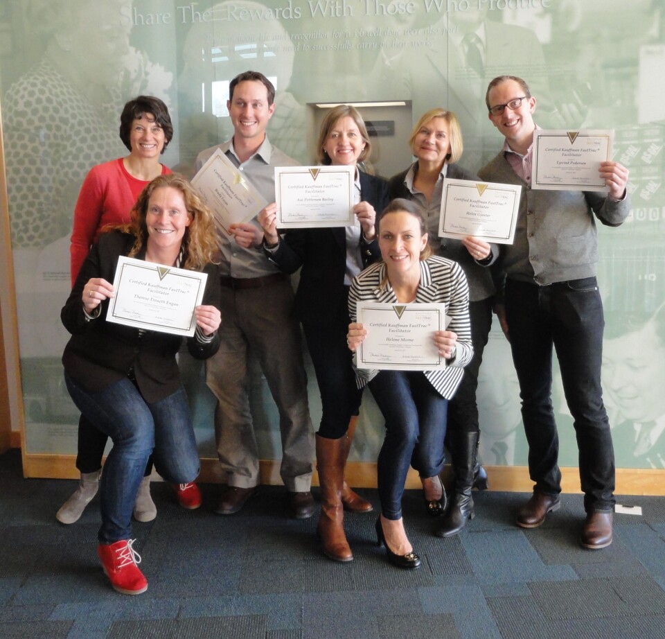 The TiNC - Tech iNCubator project team. (Bilde: TINC)