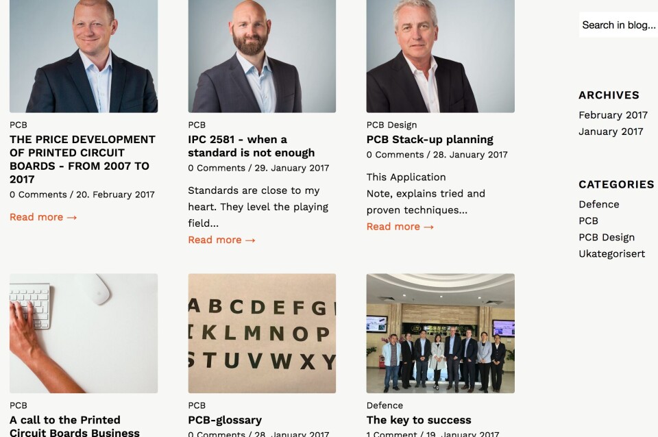 Bloggsiden hos Elmatica kan være verdt å følge med på for å holde seg oppdatert på teknologi og marked.