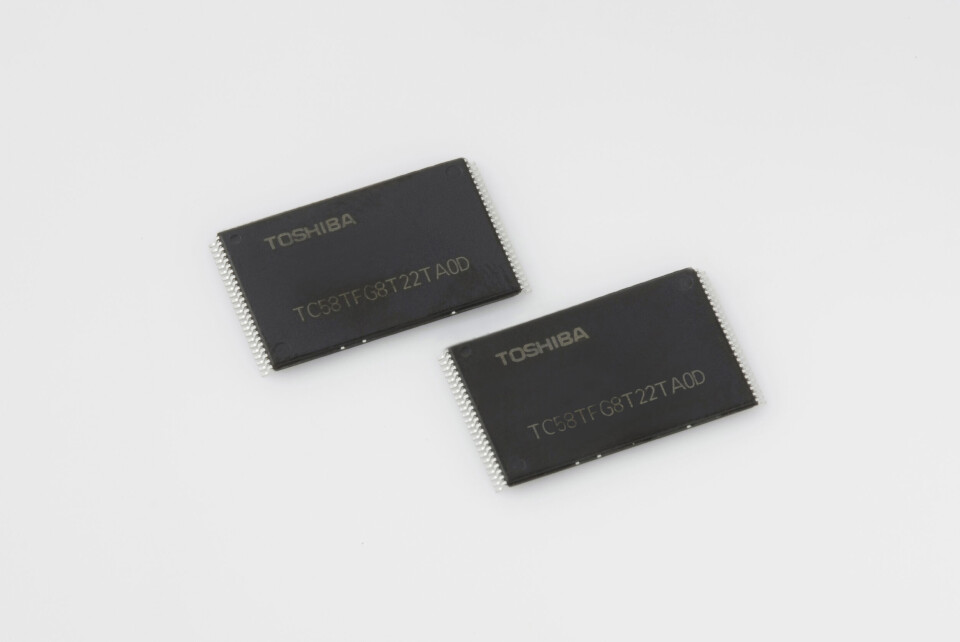 3D-struktur gir 256 Gb Flash