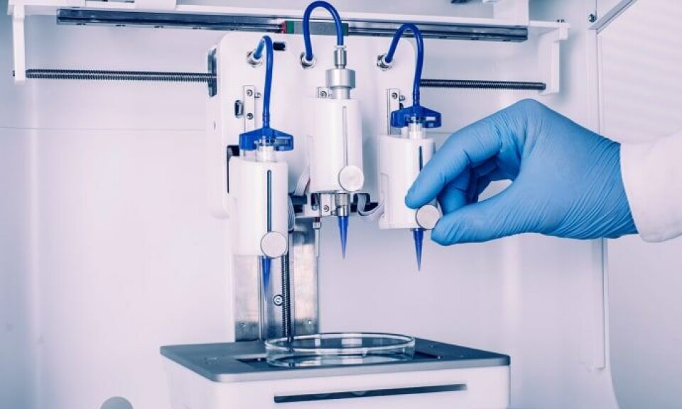 Noe av det du kan oppleve på Cutting Edge-festivalen er 3d printing av biologisk materiale med det svenske selskapet Cellink (FOTO: Cellink).