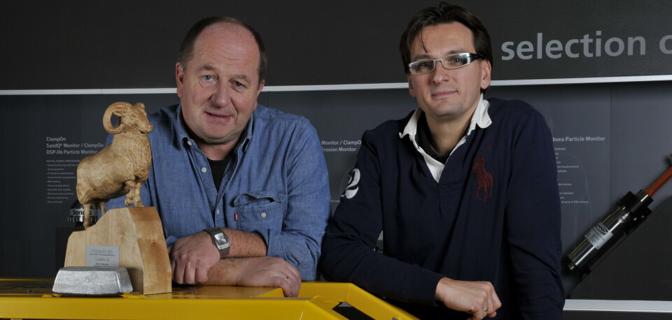 ClampOns grunnleggere, Dag A. Aldal (t.v.) og Geir Instanes, med Villsauen 2013.