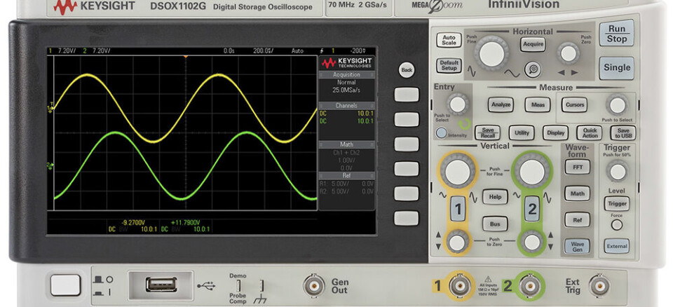 Elfa Distrelec tar inn oscilloskop fra Keysight