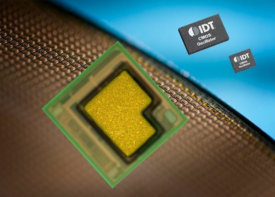 IDT er først med CMOS-oscillator som kan erstatte kvartskrystaller, også med hensyn til størrelse.