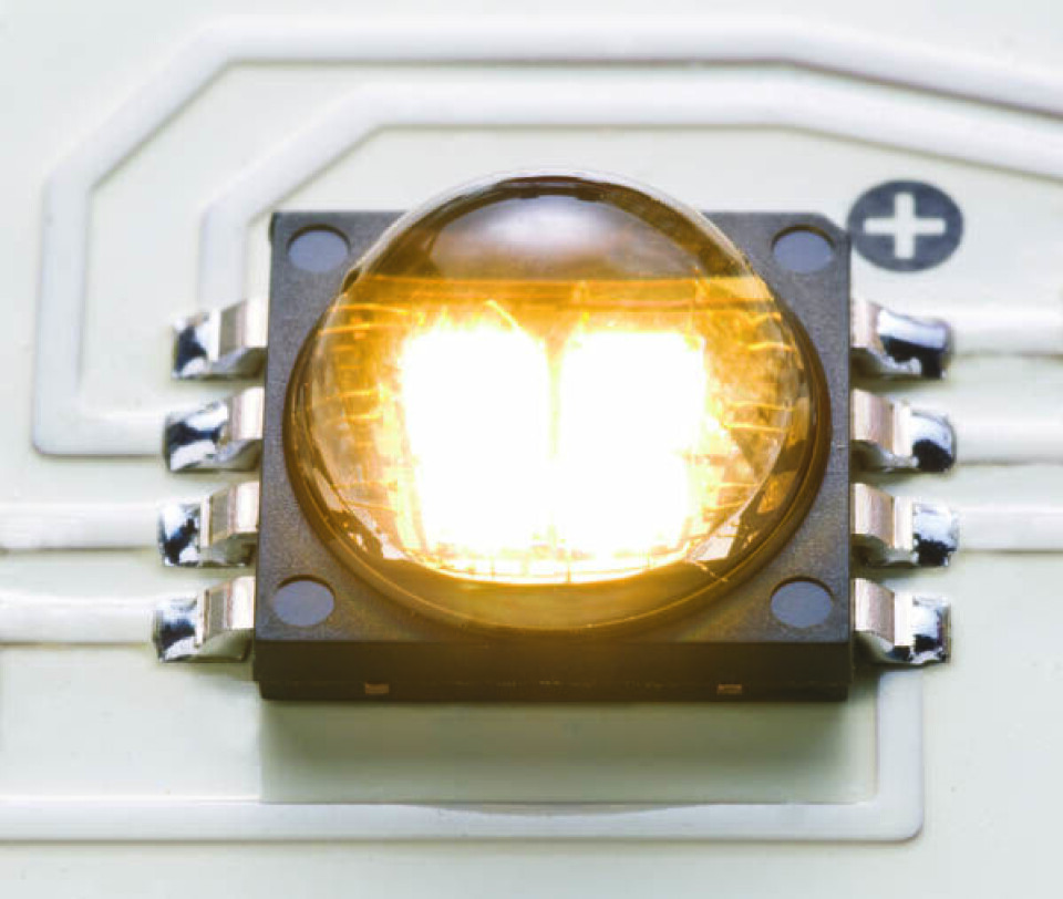 Cree forbedrer lyskonsistensen i LED-lamper. Denne, XLamp MC-E LED, er det første produktet som blir tilgjengelig med den nye teknikken.
