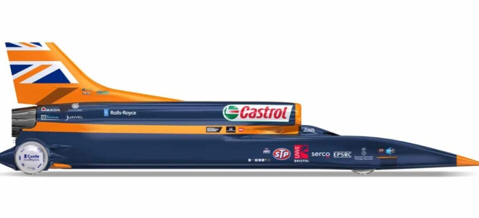 Bloodhound skal sette hastighetsrekord neste år, og norsk teknologi er med.