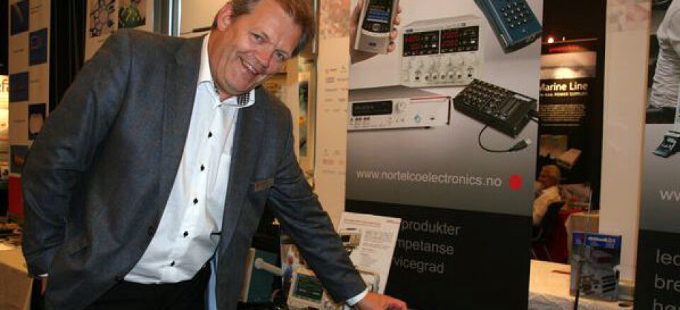 Svein Hermansen i Nortelco Electronics AS tror på en spennende sammenslåing med gode synergiereffekter mellom de to selskapene. (Foto: Einar Karlsen/arkiv)