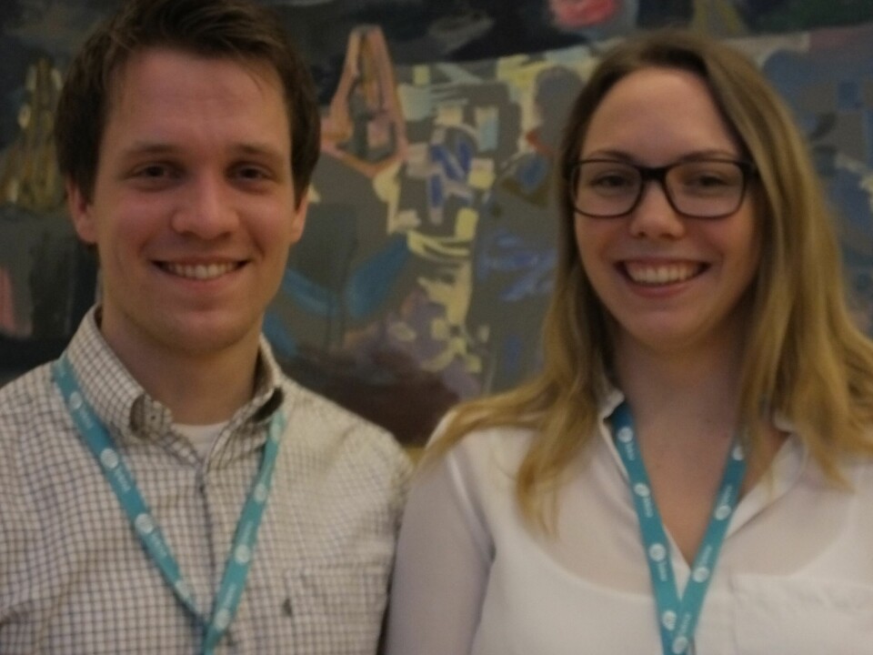 De to nominerte kandidatene til beste FPGA-relaterte masteroppgave holdt begge høy kvalitet: Andre Firing, NTNU og Cecilie Bjelbøle, UiO.