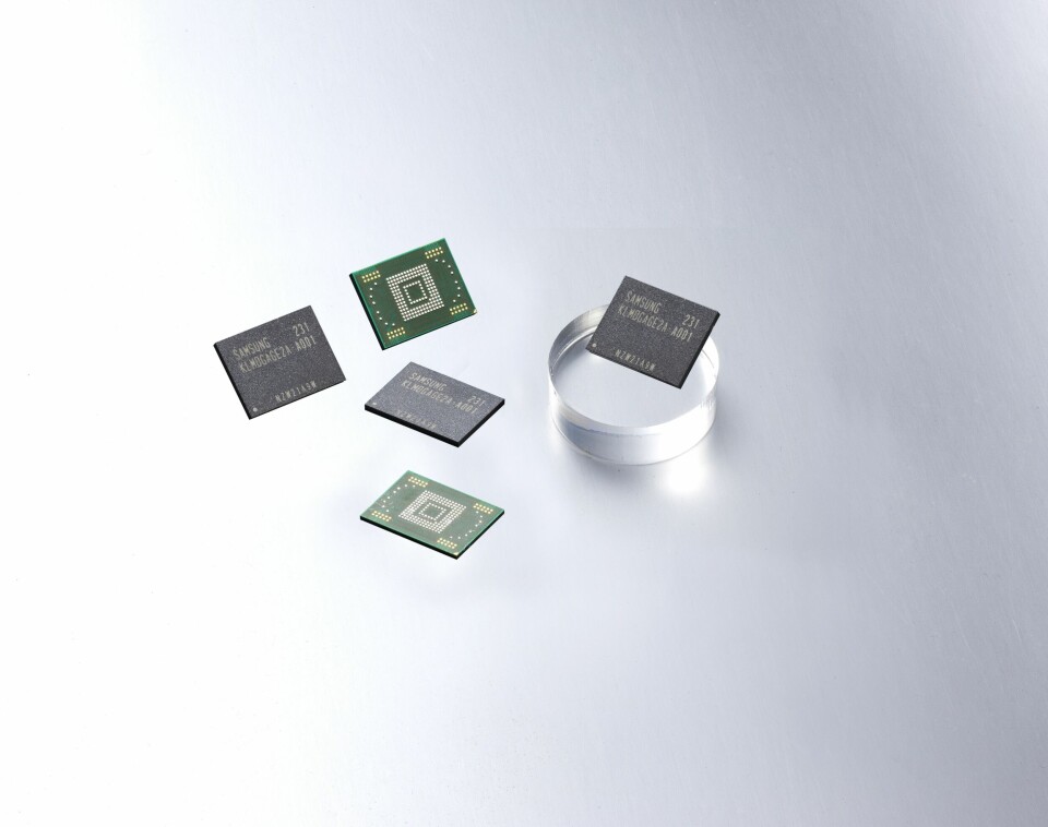 Produserer 128 GB NAND