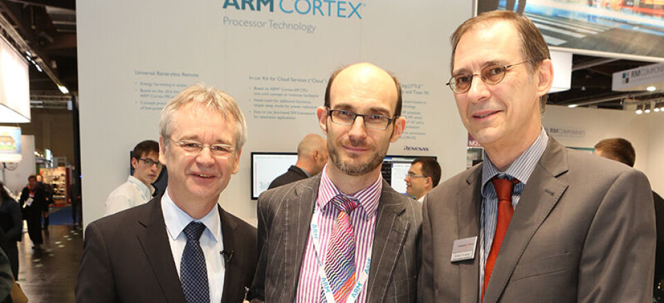 ARM vant prisen for beste maskinvareprodukt med sin ARMv8-R-arkitektur. (Foto: NuernbergMesse/Frank Boxler)