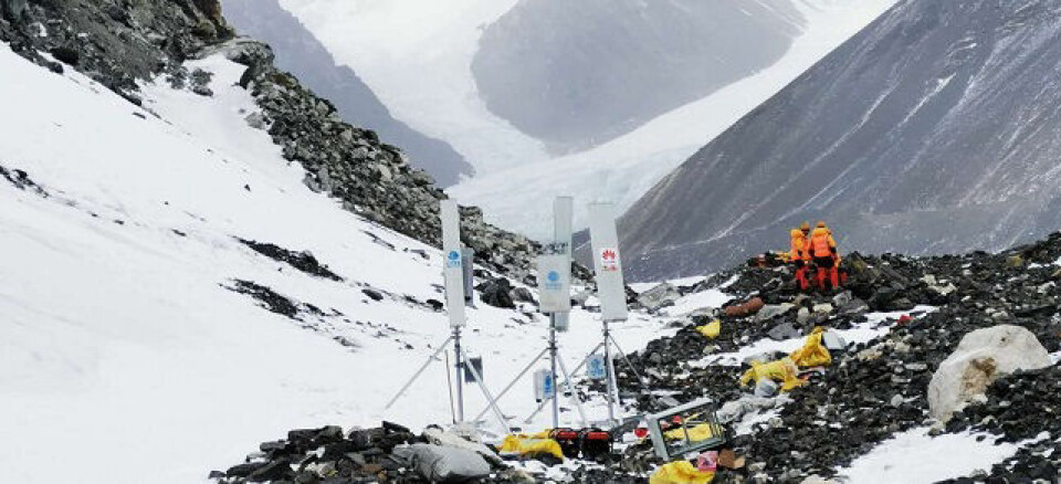Mount Everest får 5G