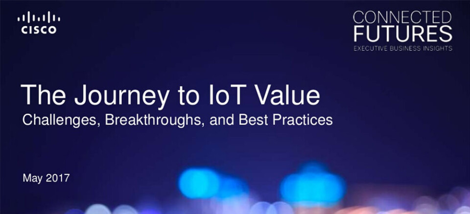Internet of things(IoT) handler vel så mye som menneskelige relasjoner som det gjør om teknologi. (Illiustrasjon: Cisco)