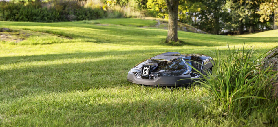Kontrakten gjelder produkter som inngår i Husqvarnas robotgressklippere. Foto: Husqvarna.