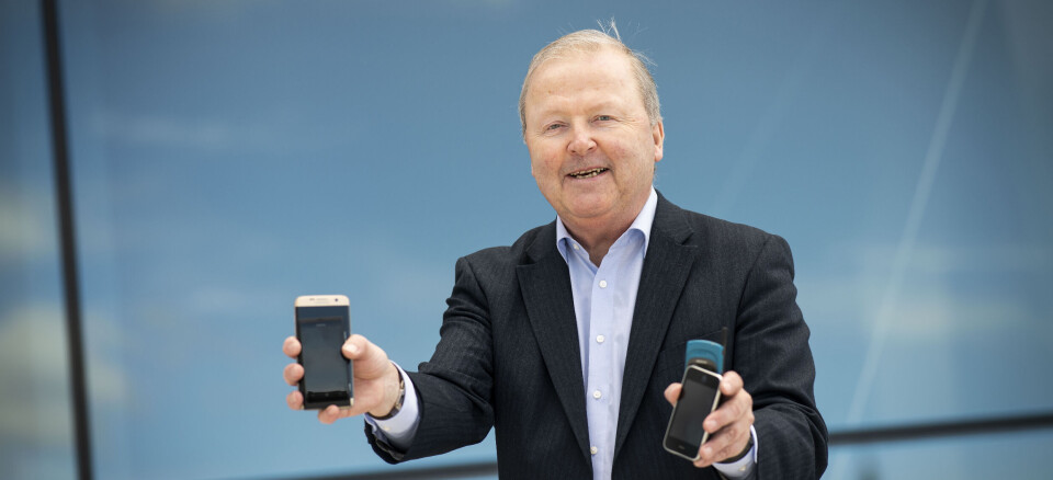 Øistein Eriksen, tidligere One Call, satser på nytt som leder for Release, en ny mobiloperatør som leier ut mobiltelefoner for å spare miljøet. Foto: Katrine Lunke/Apeland