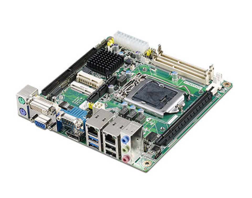 Strømgjerrig Mini-ITX moderkort