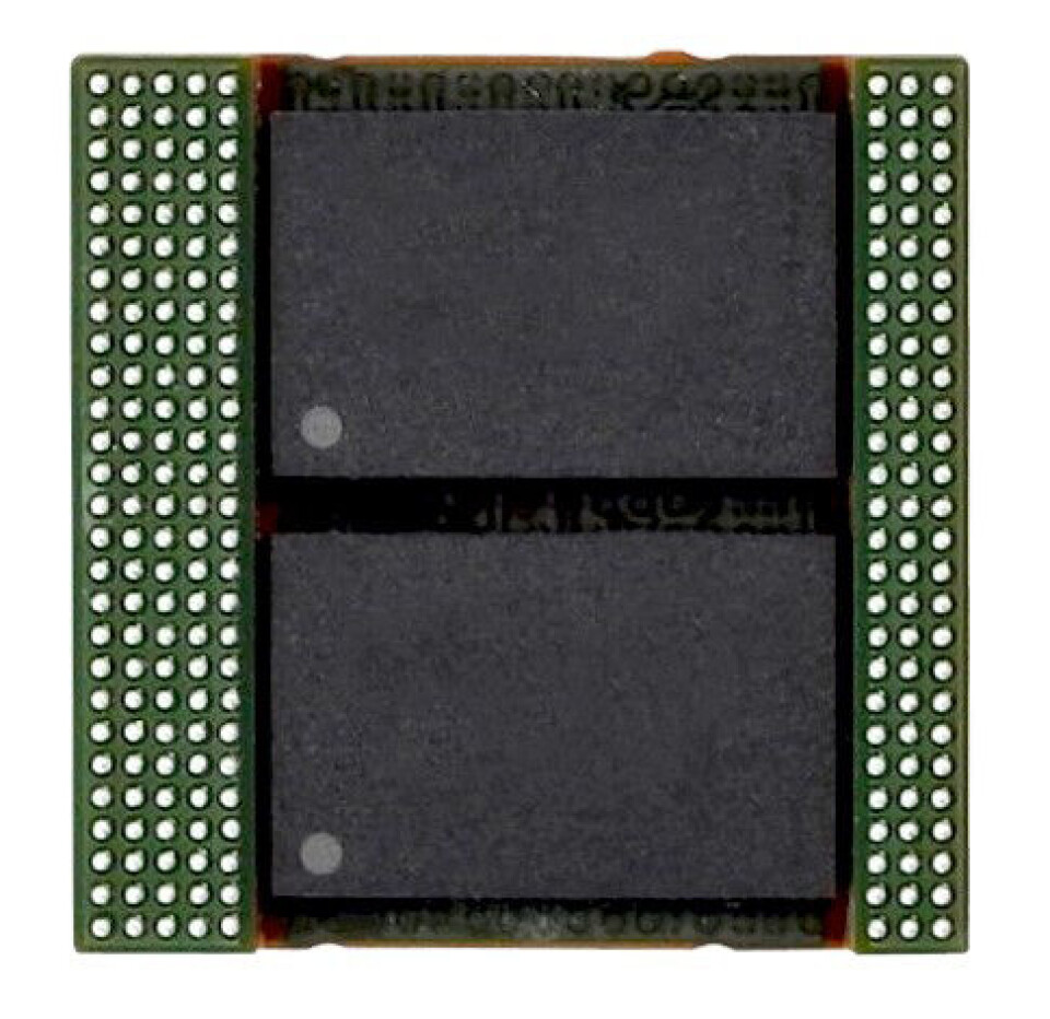 Eksempel på en DDR4 MIP (Module-in-a-Package) fra SMART Modular Technologies.