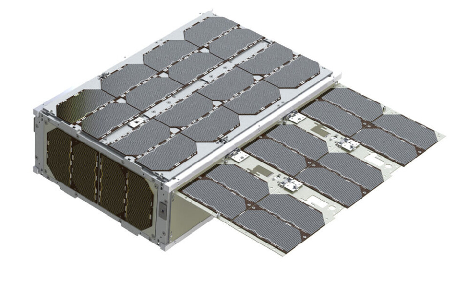 Testsatelitten som skal skytes opp i 2021 utvikles av det danske GomSpace.