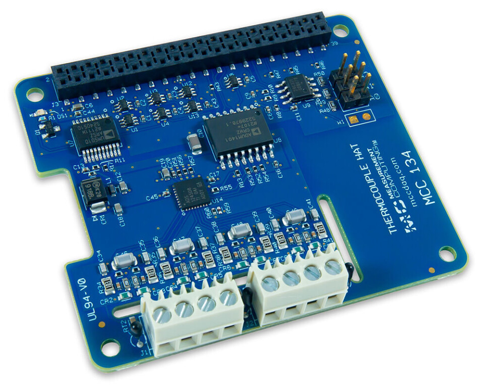 Digilent introduserer MCC DAQ for Raspberry Pi