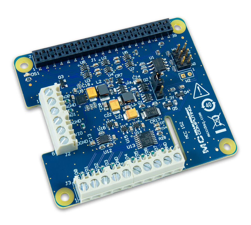 Digilent introduserer MCC DAQ for Raspberry Pi