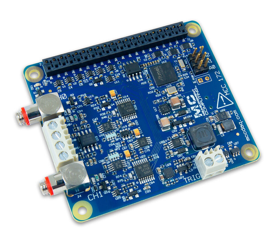 Digilent introduserer MCC DAQ for Raspberry Pi