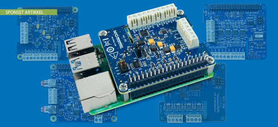 Digilent introduserer MCC DAQ for Raspberry Pi