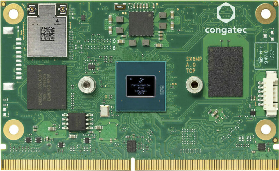 congatec SMARC-modul med NXP i.MX 8M Plus -prosessor