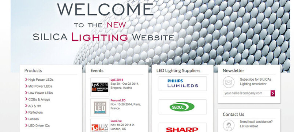 Lanserer nettsted for belysning