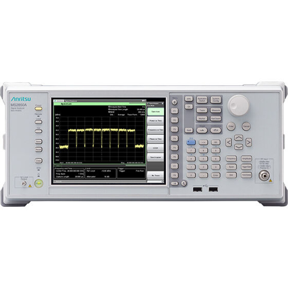 Utvider signal-/spektrumanalysator for 5G