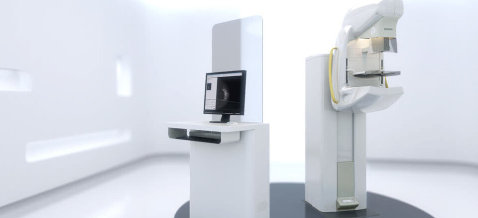 NOTE skal produsere MicroDose-detektoren (til høyre i bildet) for Philips Mammography Solutions. Foto: Philips Healthcare.