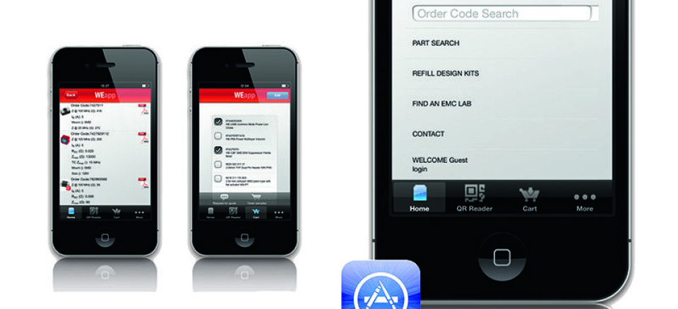 Velg komponenter med app