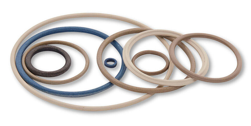 O-ring pakninger, laget med additiv produksjon. (Bilde: Parker Hannifin)