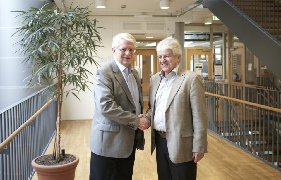 Daglig leder i NCEI, Torbjørn Akersveen (t.v.) og Tom Eriksen, Senior Subsea Innovator, NCES.