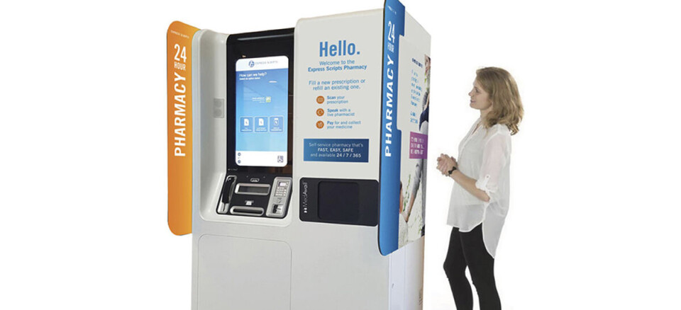 Kitron skal produsere automatisert dispenserutstyr for medisiner på apotek og på sykehus, lik denne: MedAvail MedCenter. (Foto: MedAvail) Kitron skal produsere automatisert dispenserutstyr for medisiner på apotek og på sykehus, lik denne: MedAvail MedCenter. (Foto: MedAvail)