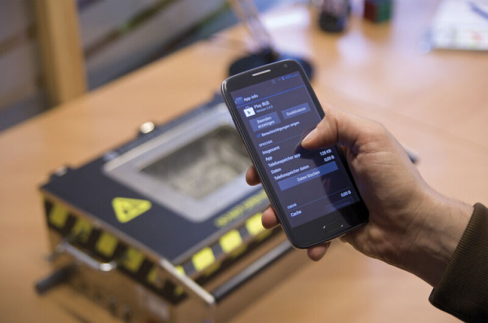 Kinamobil med spionprogram