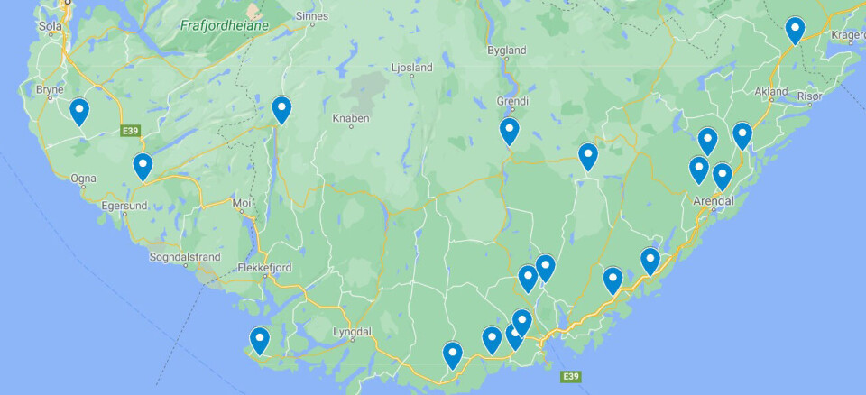 19 forslag til tomter har kommet inn.