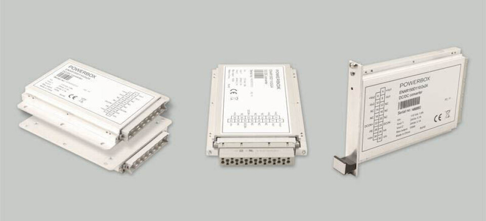 Kraftmoduler for jernbane