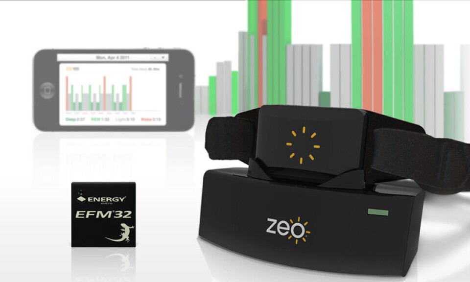 EFM32 Gecko fra Energy Micro inngår i søvnovervåkingssystem.