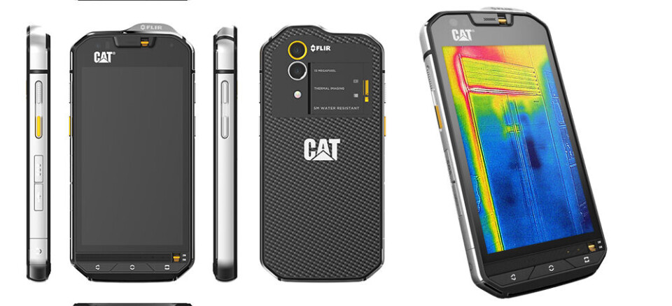 Cat S60 kommer med innebygget og integrert termisk kamera.