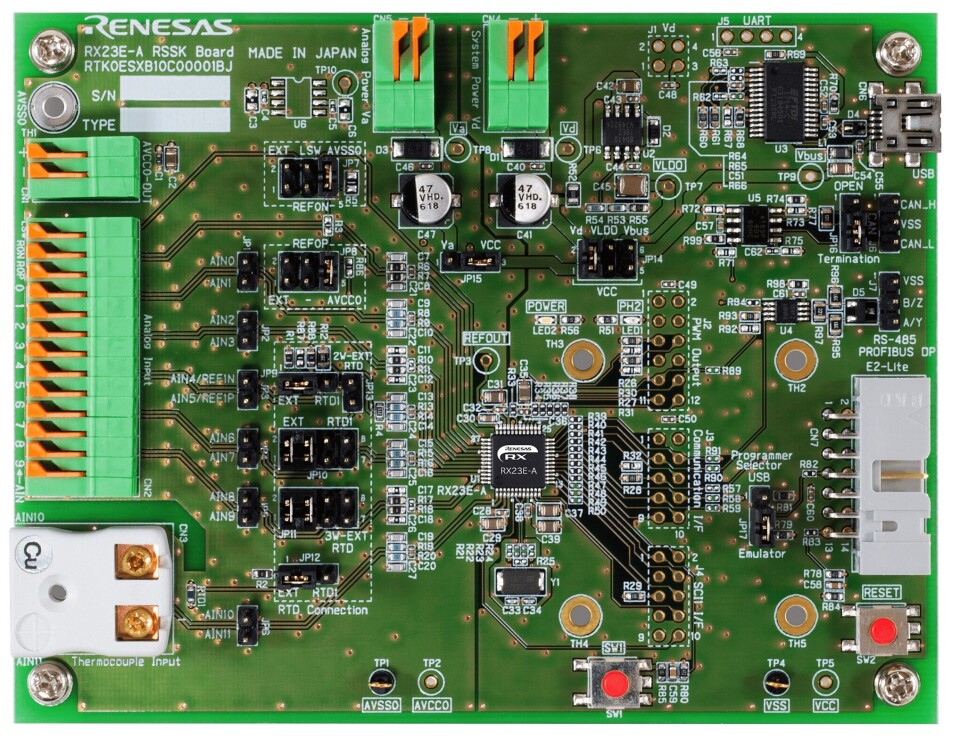 Renesas-kontroller med AFE
