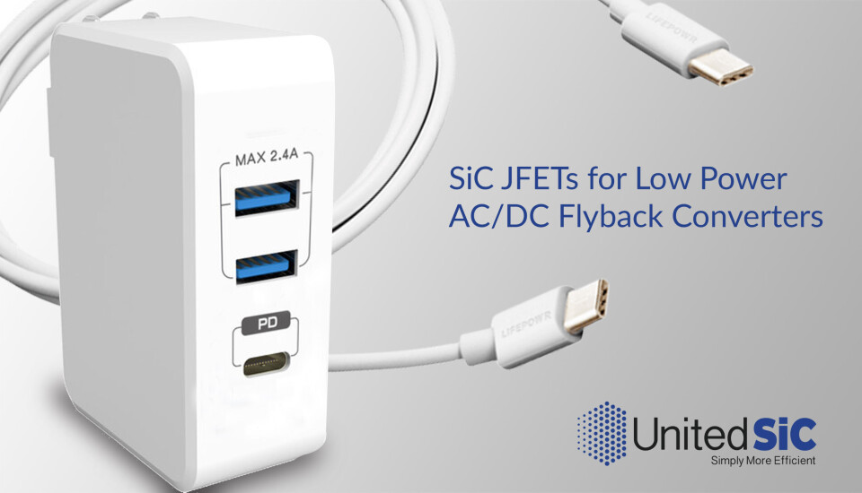 SiC for AC-DC flybackomformere