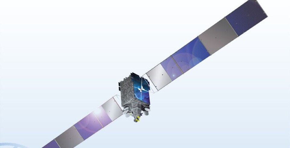 En annen satellitt fra Hisdesat: XTAR EUR (29 øst).