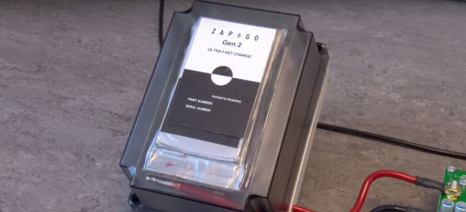Blant flere som jobber med alternativ batteriteknologi, har britiske Zap&Go snart klar et karbonbasert (nanomateriale) batteri som kan fullades på fem minutter. (foto: Zapgo.com)